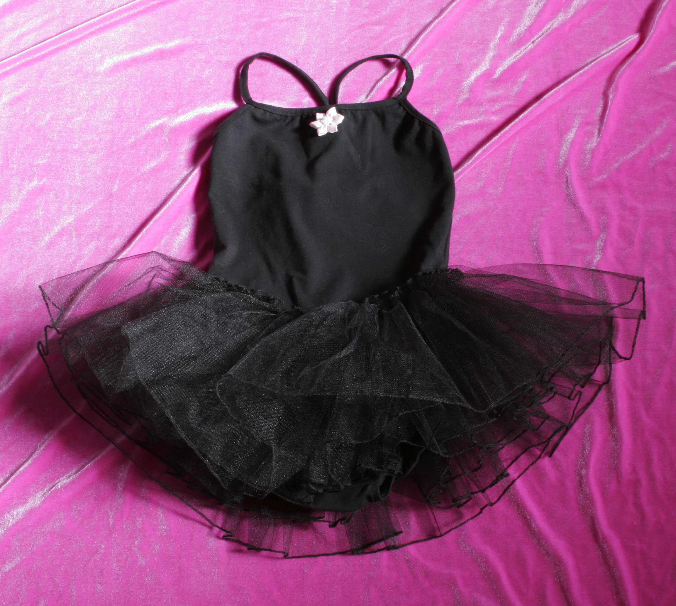 Black tights with tutu