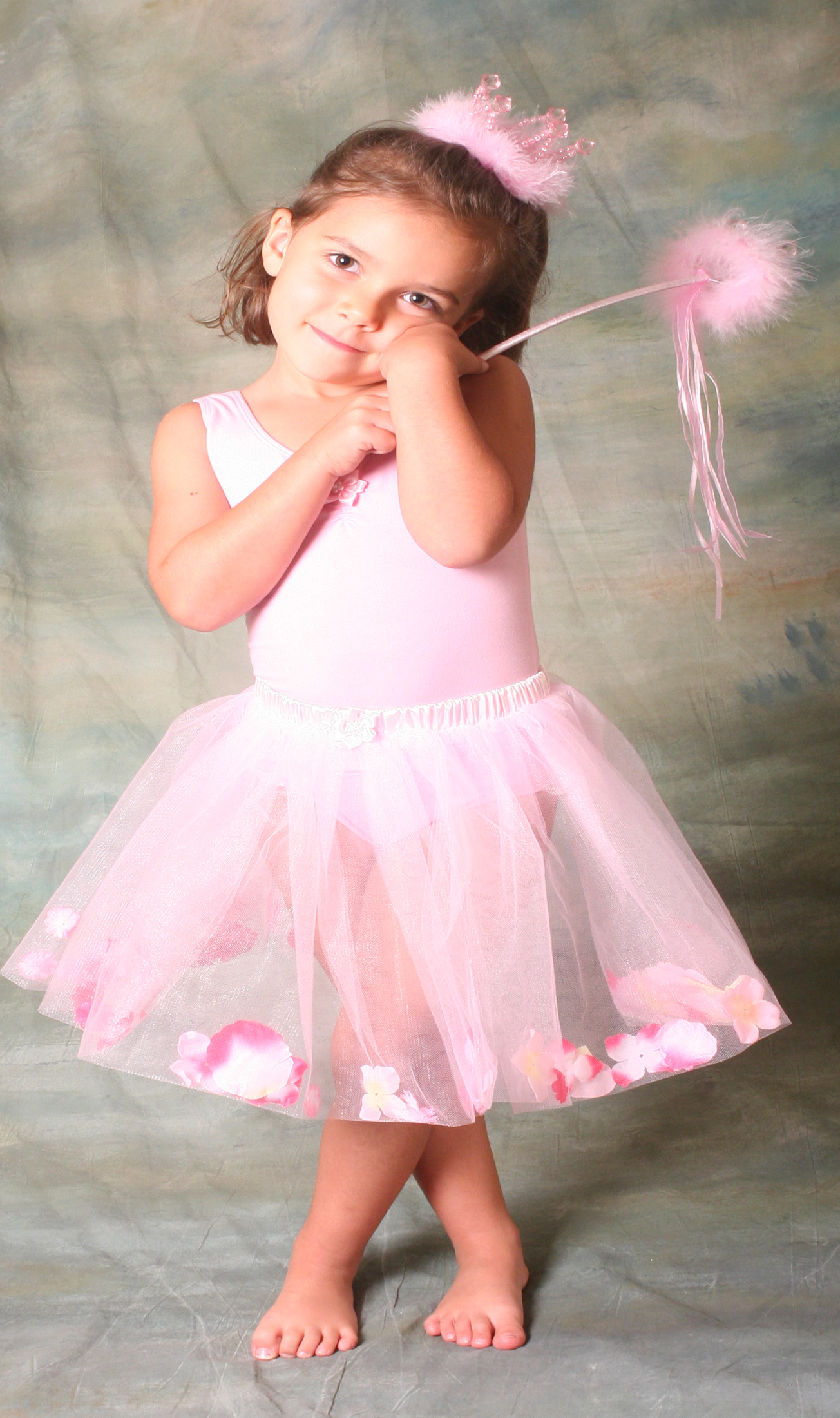 Little girl in a tutu